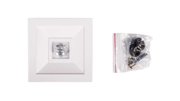 Oprawa awaryjna 3W 1h IP41 Ikl. LOVATO NC jednozadaniowa LVNC/3W/C/1/SE/X/WH