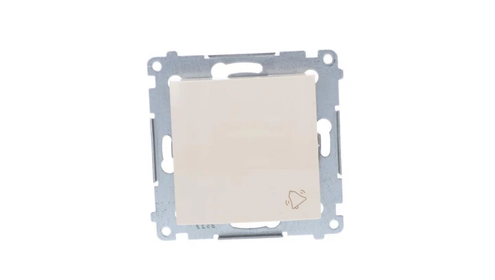 Simon 54 Przycisk /dzwonek/, szybkozłącza, kremowy DD1.01/41