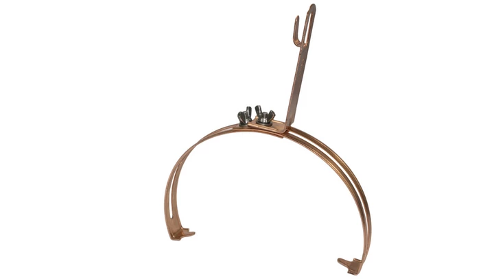 Uchwyt gąsiorowy 6-8mm 100mm 59.1/S LA 9005 /95910115/