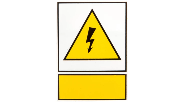 Tabliczka /znak ostrzegawczy/ TZO 52x74S BN E04TZ-01011113100 /10szt./