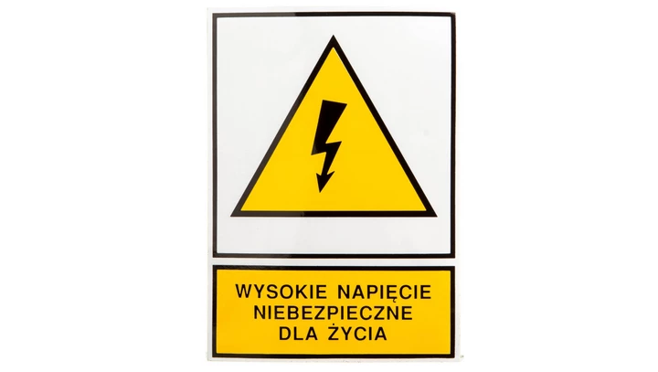 Tabliczka /znak ostrzegawczy/ TZO 148X210S W.N.N.D.Z. E04TZ-01011140400 /10szt./