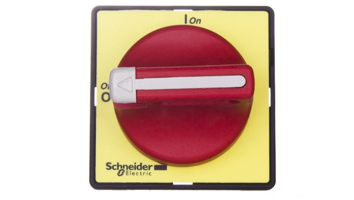 Napęd drzwiowy czerwono-żółty z blokadą 60x60mm KCD1PZ