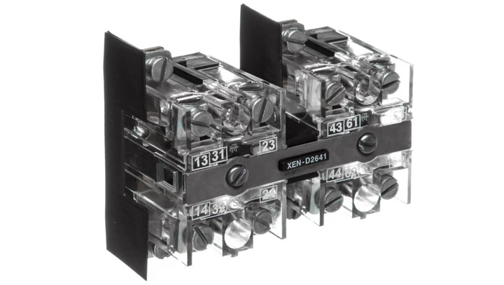 Styk pomocniczy 1Z 1R 0P montaż czołowy XEND2641