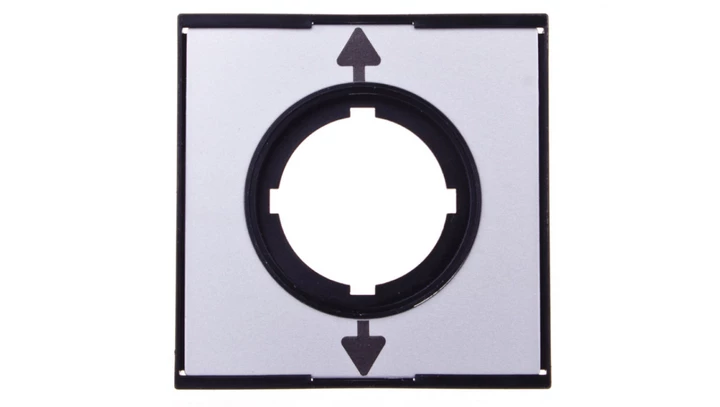 Tabliczka opisowa aluminium kwadratowa STRZAŁKI GÓRA/DÓŁ M22-XCK3 290260