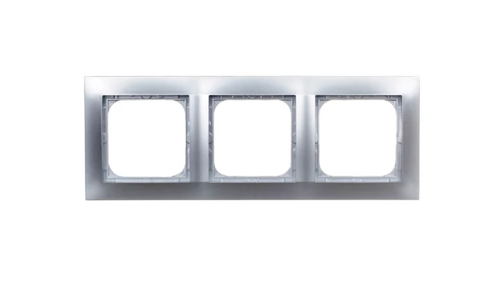 IMPRESJA Ramka potrójna srebrna R-3Y/18