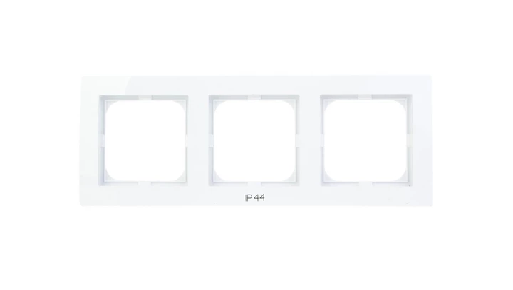 AS Ramka potrójna do łączników IP44 biała RH-3G/00