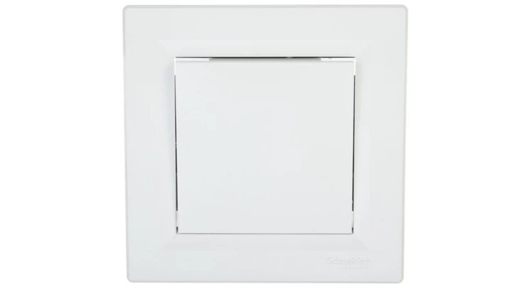 Łącznik Asfora krzyżowy zaciski śrubowe biały z ramką EPH0500321