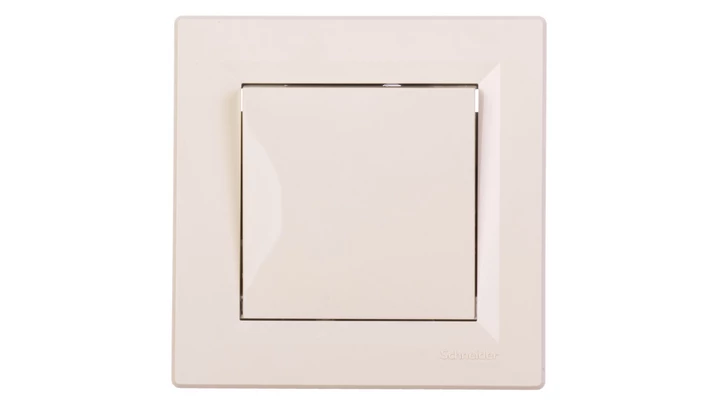 Łącznik Asfora pojedynczy kremowy z ramką EPH0100123