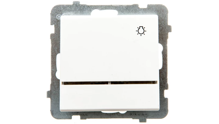 SONATA Przycisk /światło/ z podświetleniem ecru ŁP-5RS/m/27