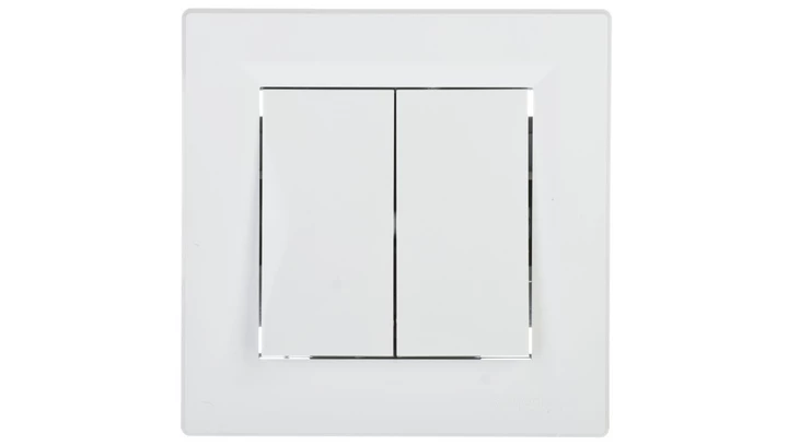 Łącznik Asfora świecznikowy biały z ramką EPH0300121