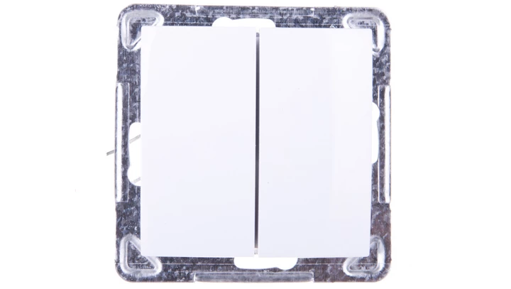 IMPRESJA Łącznik schodowy podwójny biały ŁP-10Y/m/00