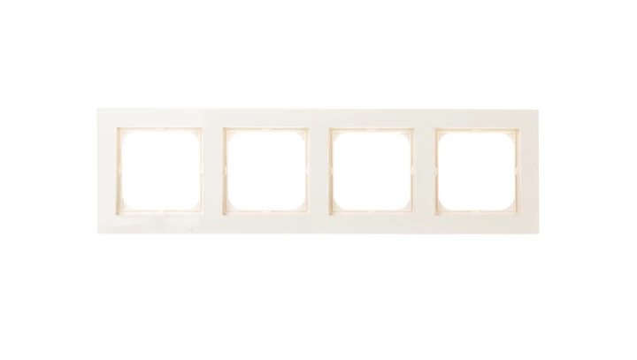 SONATA Ramka poczwórna ecru R-4R/27