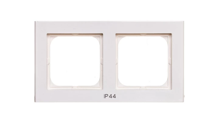 SONATA Ramka podwójna do łączników IP44 ecru RH-2R/27