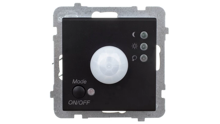 SONATA Elektroniczny czujnik ruchu czarny metalik ŁP-16R/m/33