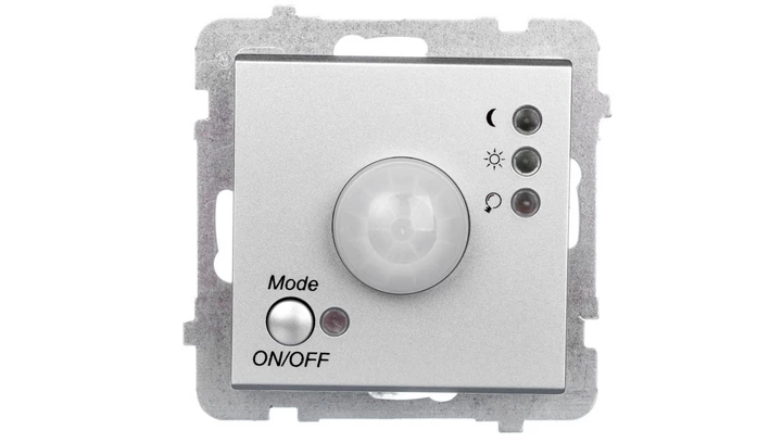 SONATA Elektroniczny czujnik ruchu srebro mat ŁP-16R/m/38