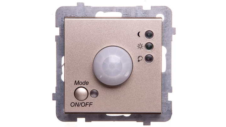 SONATA Elektroniczny czujnik ruchu szampański złoty ŁP-16R/m/39