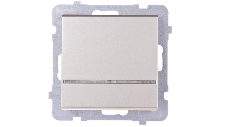 SONATA Łącznik pojedynczy z podświetleniem szampański złoty ŁP-1RS/m/39