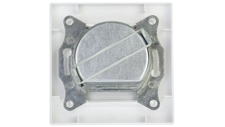 Gniazdo antenowe Asfora TV-SAT przelotowe 8dB białe z ramką EPH3400321