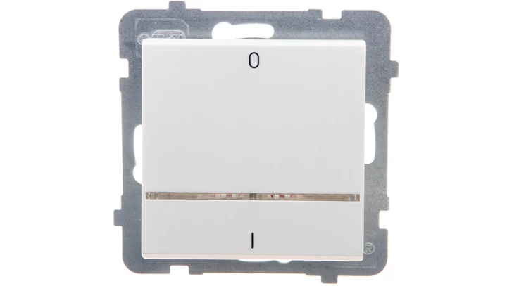 SONATA Łącznik podwójny z podświetleniem ecru ŁP-11RS/m/27