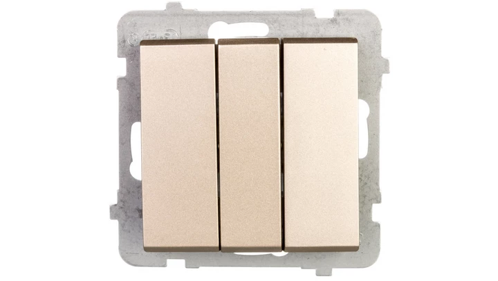 SONATA Łącznik potrójny szampański złoty ŁP-13R/m/39