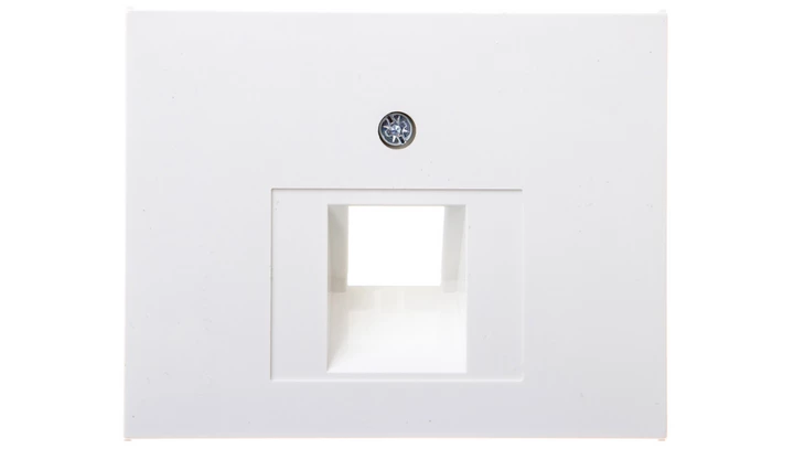 K.1 Element centralny do gniazda UAE RJ11 RJ12 RJ45 kat.3, 5e, 6 45st śnieżnobiały 14077009