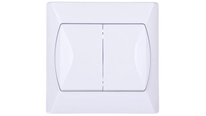 AKCENT Łącznik świecznikowy biały ŁP-2A/00