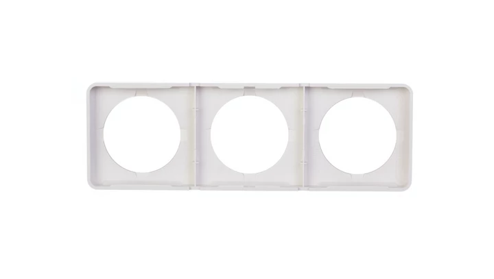 Integro Classic Ramka potrójna pionowa śnieżnobiała 9181919