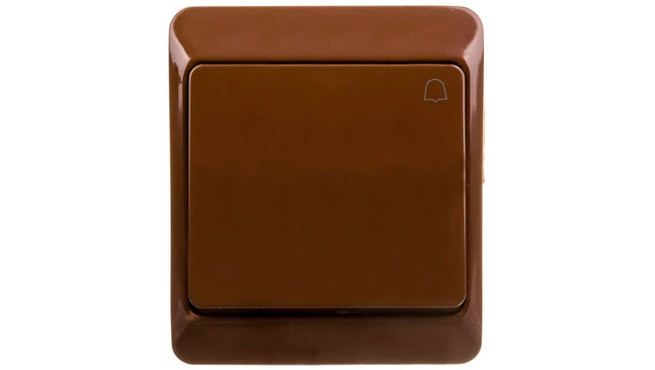Hermes łącznik przycisk hermetyczny dzwonek 10A IP44 brązowy 0337-06