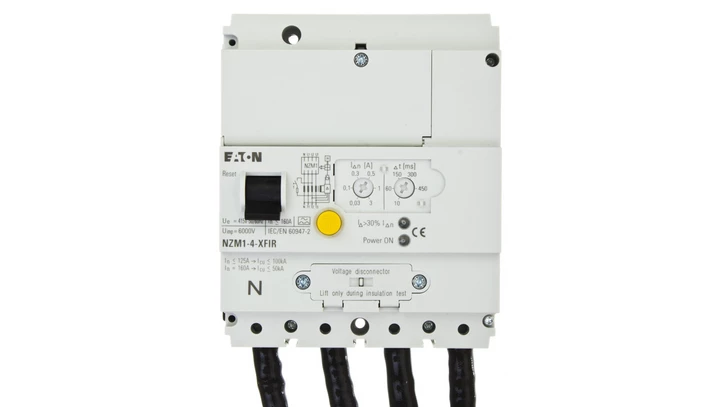 Blok różnicowoprądowy 4P 0,03-0,1-0,3-0,5-1-3A t=10-450ms NZM1-4-XFIR 104608