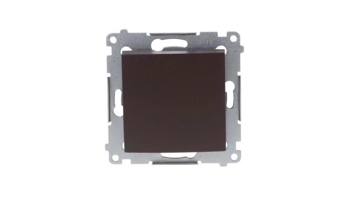 Simon 54 Łącznik pojedynczy, szybkozłącza, brąz mat DW1.01/46