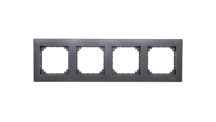 Merten M-Plan Ramka poczwórna antracyt MTN486414
