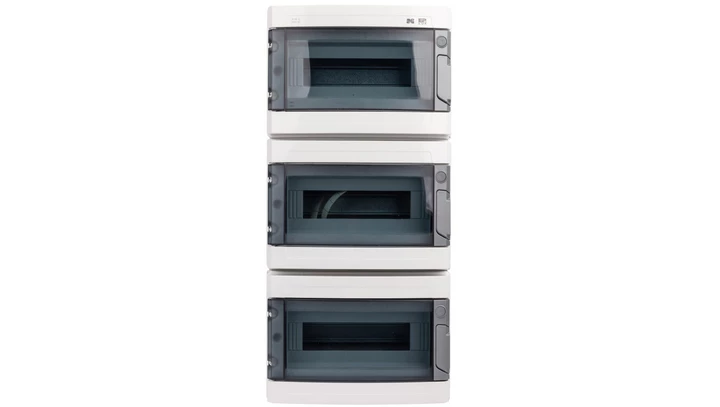 Rozdzielnica hermetyczna EP-LUX RN 3x12 1000V AC 1500V DC PE+N dymny IP65 1958-01