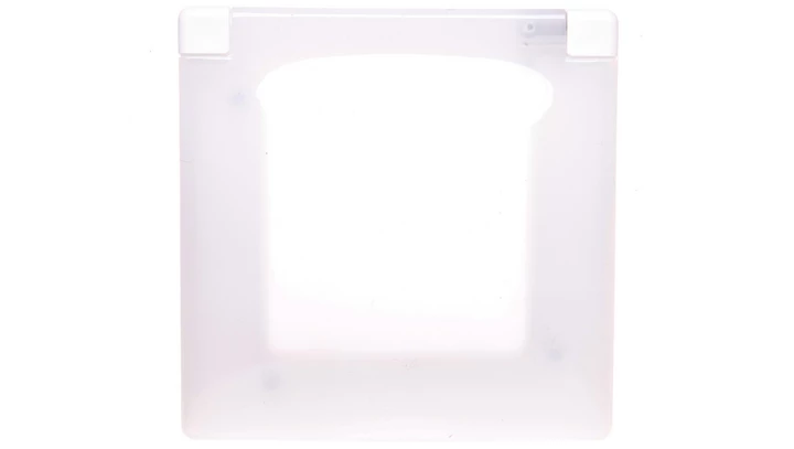 NILOE Ramka pojedyncza biały tworzywo IP44 665000