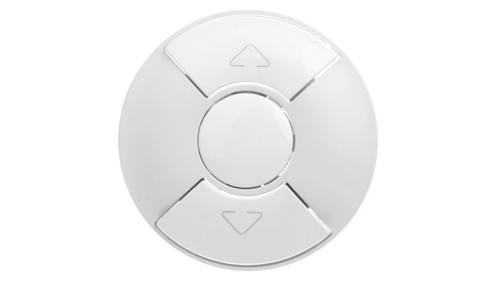 CELIANE Plakietka pojedyn. biały tworzywo 068151