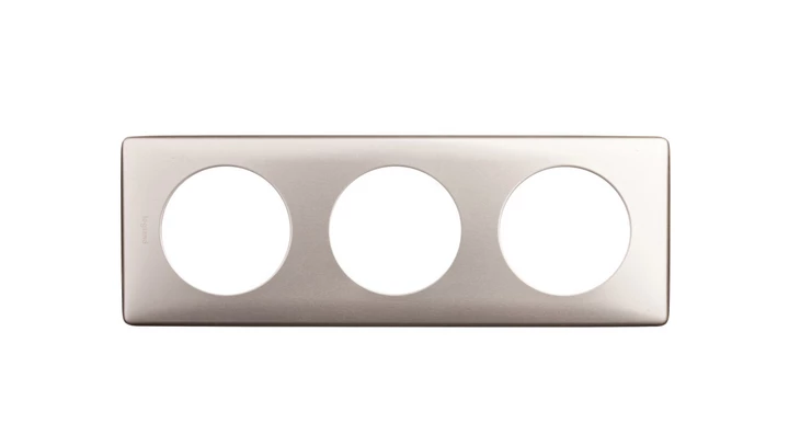 CELIANE Ramka potrójna tytan 068903