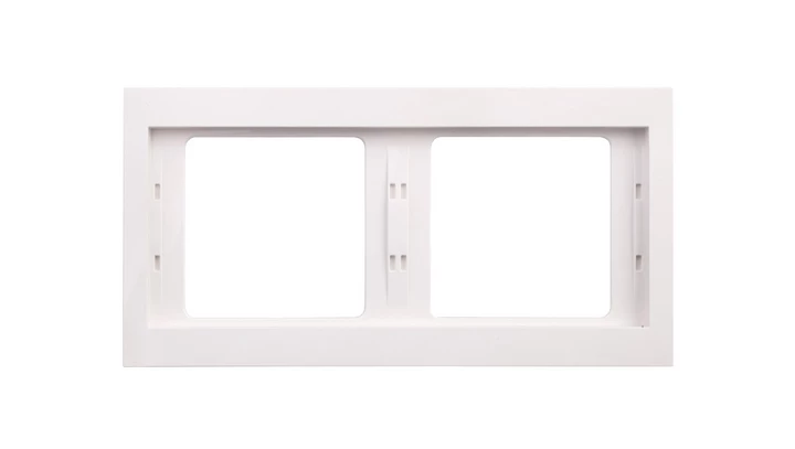 Berker K.1 Ramka podwójna pozioma śnieżnobiała 13637009