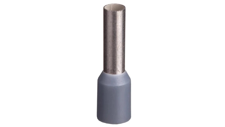 Końcówka tulejkowa izolowana TI 4mm2/10mm szara cynowana TI4L10x500 /500szt./