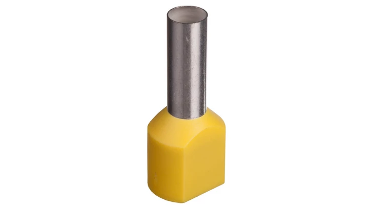 Końcówka tulejkowa izolowana TID 2x6mm2/14mm żółta cynowana TID2x6L14 /100szt./