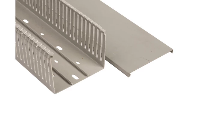 Korytko grzebieniowe 100x80x2000mm jasnoszare E194 /2m/