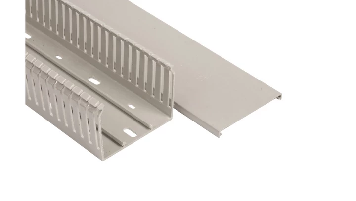 Korytko grzebieniowe 80x60x2000mm jasnoszare E64