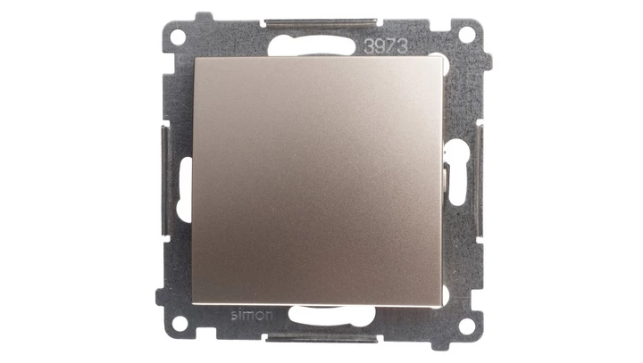 Simon 54 Łącznik jednobiegunowy złoty mat DW1A.01/44