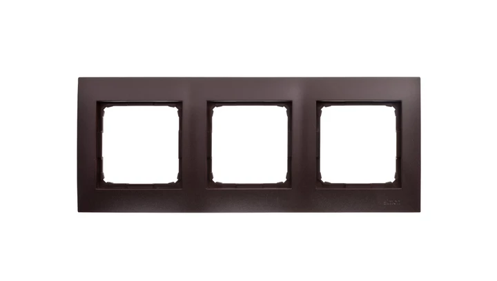 Simon 54 Premium Ramka potrójna brąz mat DR3/46