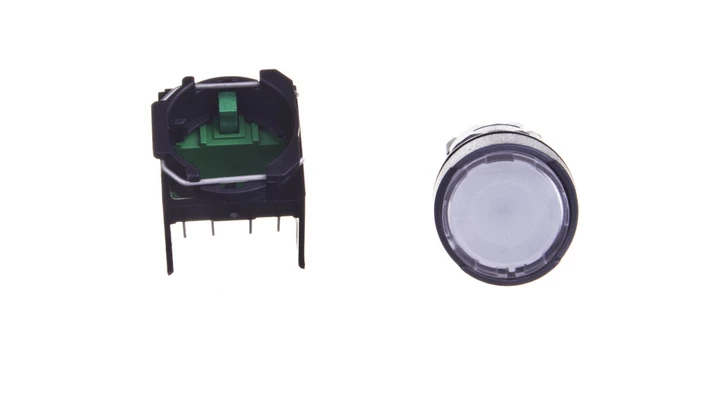 Przycisk sterowniczy 16mm przezroczysty 1Z z samopowrotem z podświetleniem XB6AW1B1B