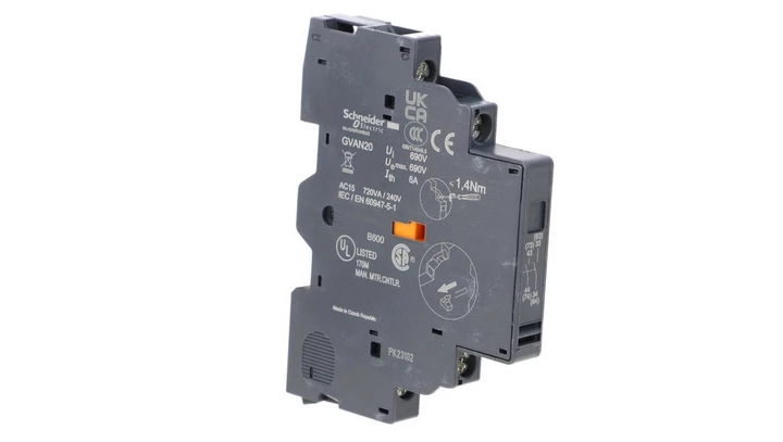 TeSys Deca Styk pomocniczy 2Z montaż boczny GVAN20