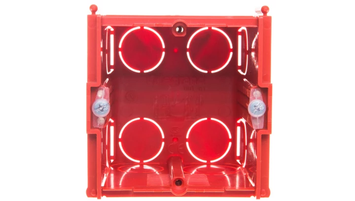 Puszka 60mm p/t 71mm 71x 60mm czerwony Batibox 080161