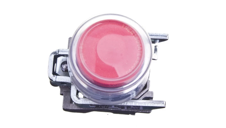 Przycisk sterowniczy 22mm czerwony 1R z samoczynnym powrotem z podświetleniem XB4BP42EX