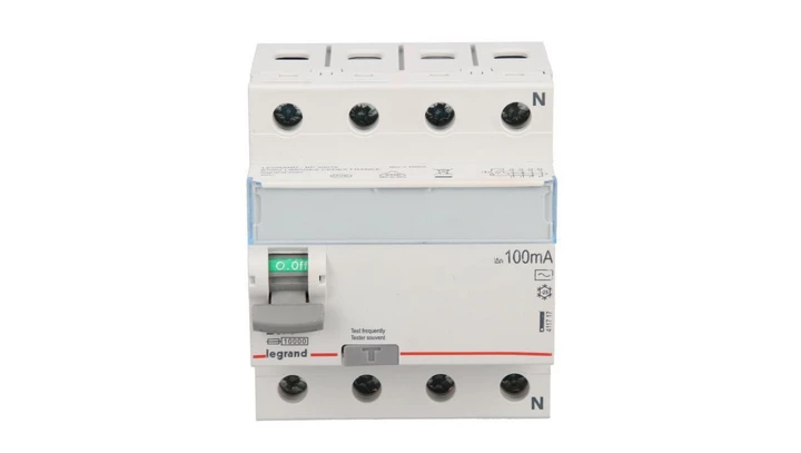 Wyłącznik różnicowoprądowy 4P 25A 0,1A typ AC P304 TX3 411717