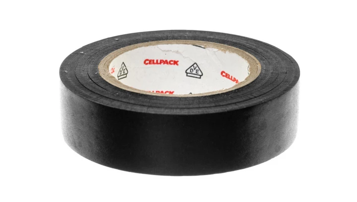 Taśma izolacyjna PVC, 128 0.15-15-10 czarna, 145821