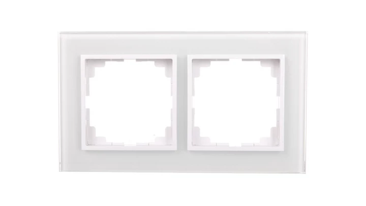 Sentia Ramka podwójna szklana biała 1472-62