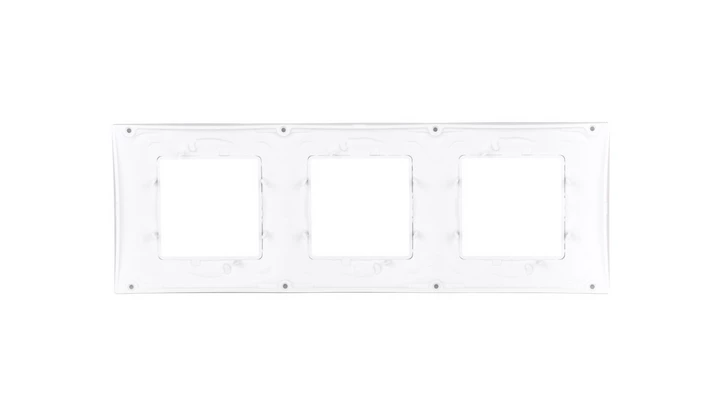 Unica Plus Ramka potrójna czarny pozioma MGU6.006.877